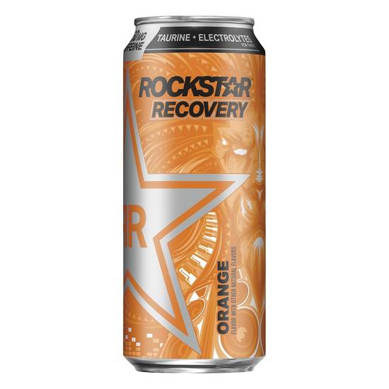 Rockstar Recovery Energy +Hydration Drink Orange Flavor (16 floz)