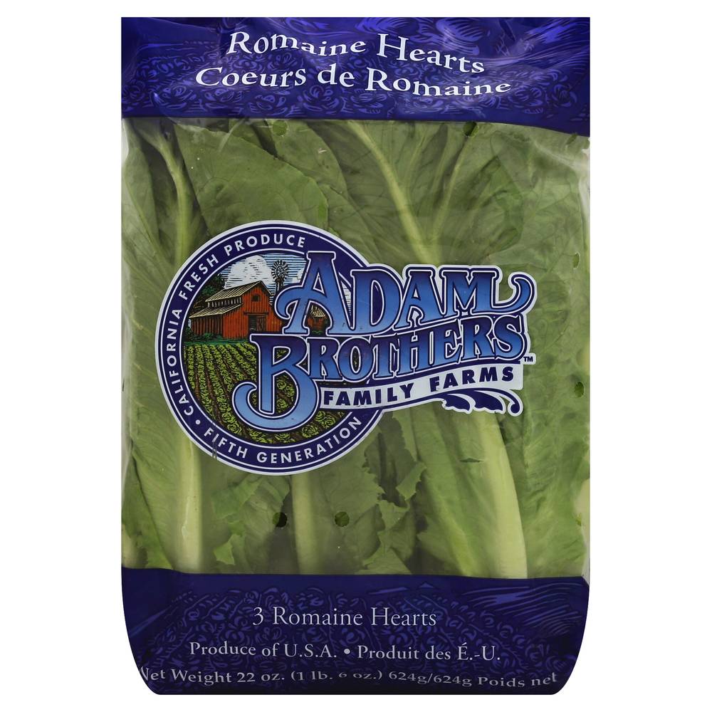 Adam Brothers Romaine Hearts (3 ct)