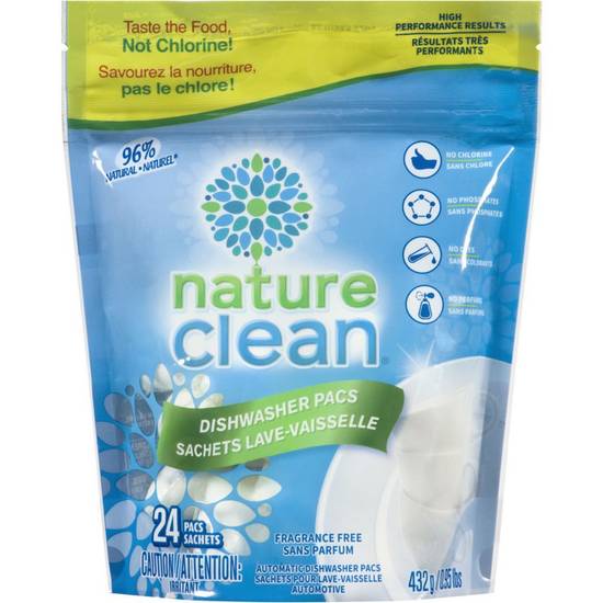 Nature Clean Dishwasher Pacs (432 g)