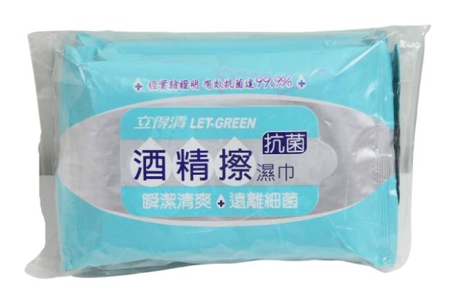 立得清酒精擦濕巾 | 3 入 #40051061