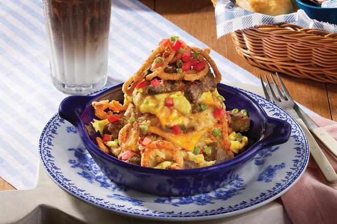 Steak n' Egg Hashbrown Casserole