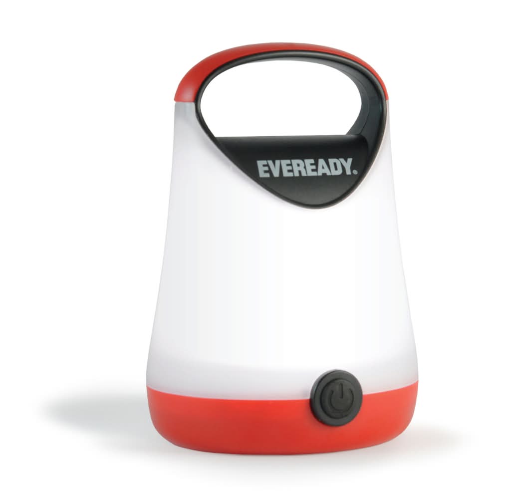 Eveready LED Compact Lantern Portable Camp Lights: Water-Resistant, 250 Lumens, 100-Hour Run Time, Battery-Powered