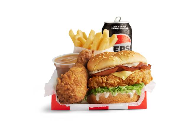Original Crispy Bacon & Cheese Burger Box