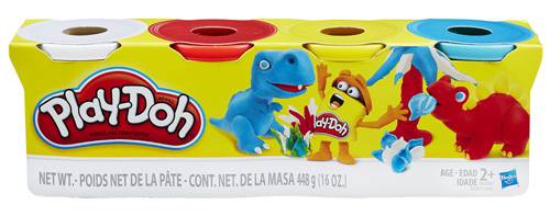 Play-Doh · Masa modeladora, surtido (4 un)