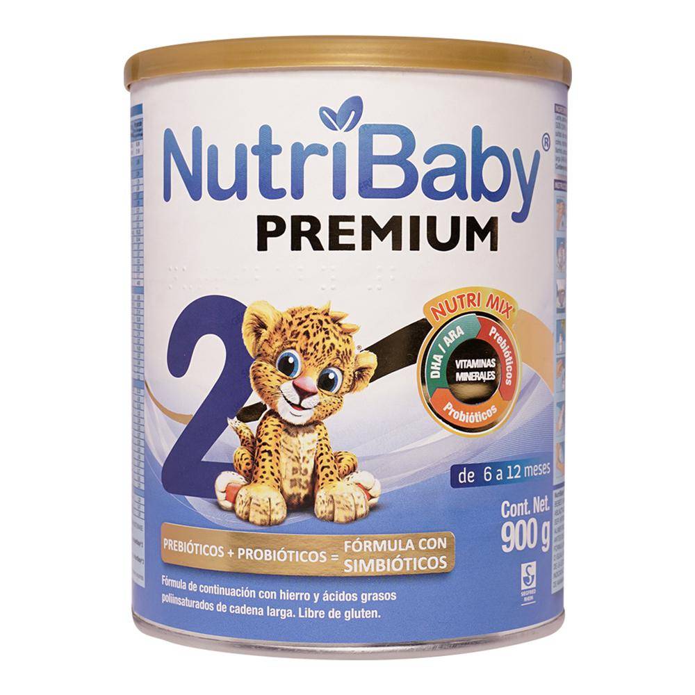 Nutribaby fórmula infantil premium etapa 2 (lata 900 g)