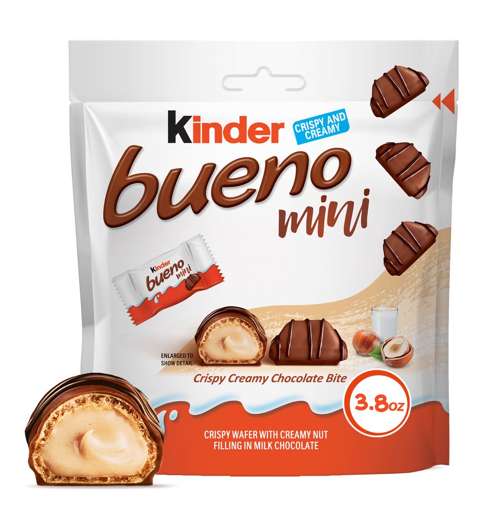 Kinder Bueno Minis Milk Chocolate Bites (3.8 oz, 20 ct)