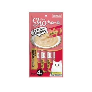 CIAO啾嚕肉泥(鮪魚鮭魚)14g*4條