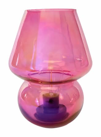 Mushroom Table Lamp Pink