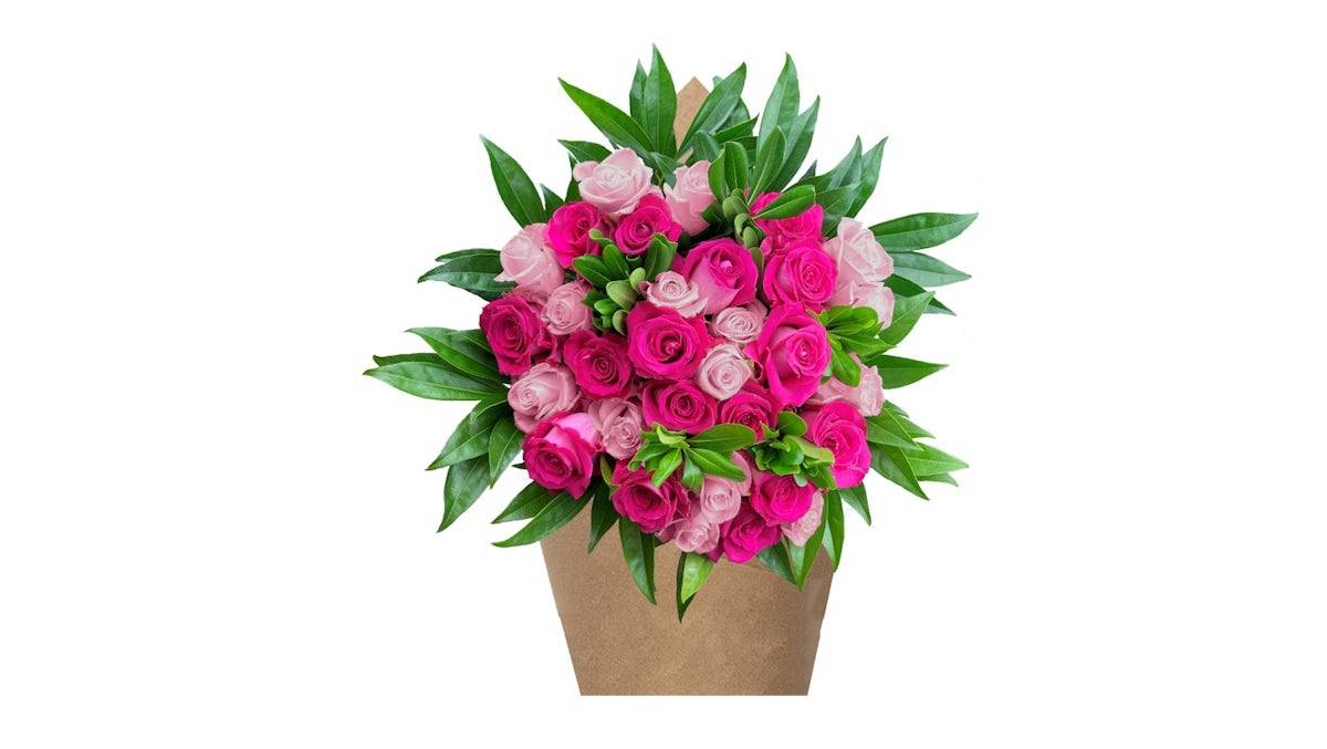 Bloom Haus™ 30 Plus Rose Bouquet - Pink