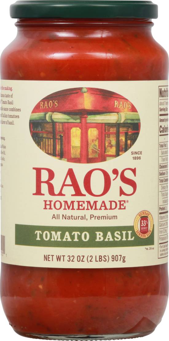 Rao's Homemade Tomato Basil Sauce (32 oz)