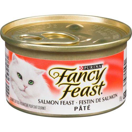 Fancy feast nourriture humide pour chats pâté festin de saumon (85 g) - salmon feast wet food (85 g)