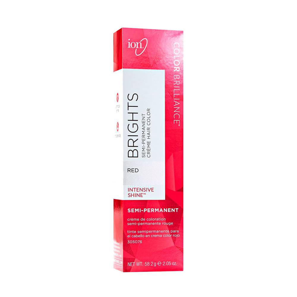 iON · Tinte semipermanente en crema brights, red (58,2 g)