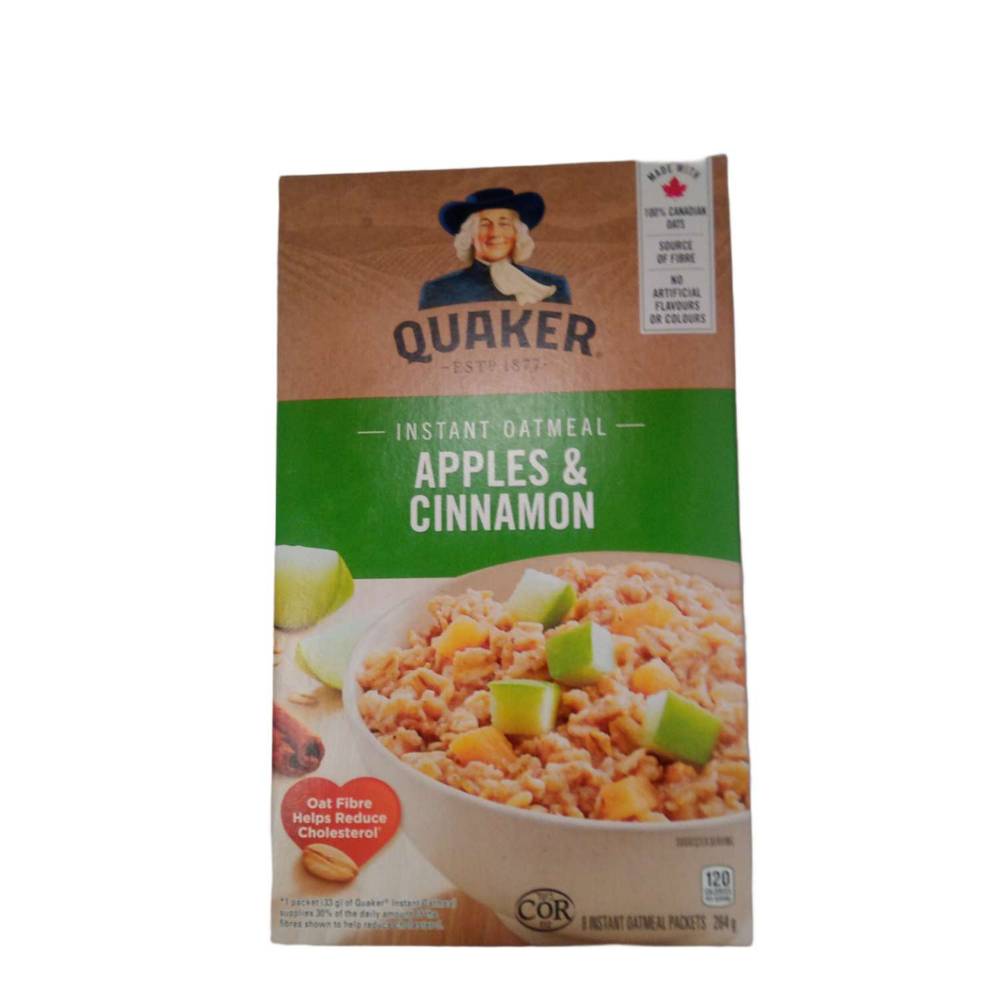 Quaker Apples & Cinnamon Instant Oatmeal (264 g)