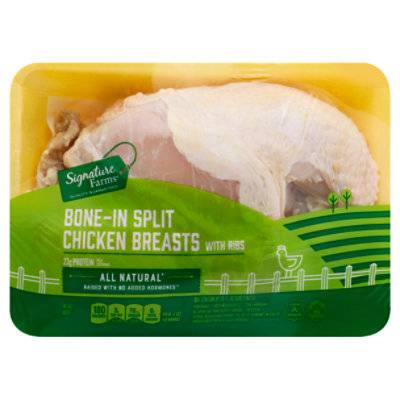 Signature Farms Chicken Breast Split - 3.00 Lb