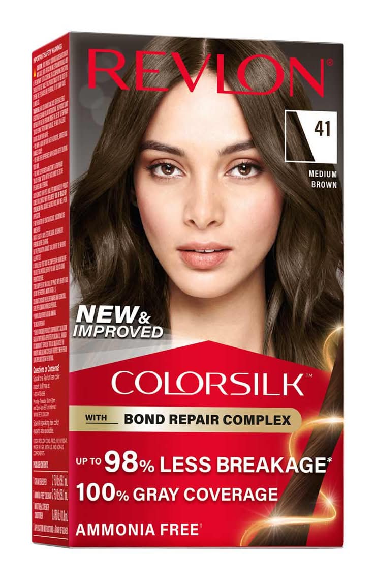 Revlon Colorsilk Permanent Hair Color - 41 Medium Brown 1 Ct