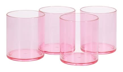 Splash Of Color Tumbler Set 4-Pack 12oz Pink