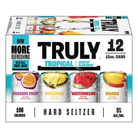 TRULY Tropical Hard Seltzer Variety 12 Pack 12oz Can