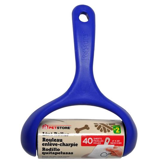 Petstore Pet Lint Roller With 40 Sheets (##)