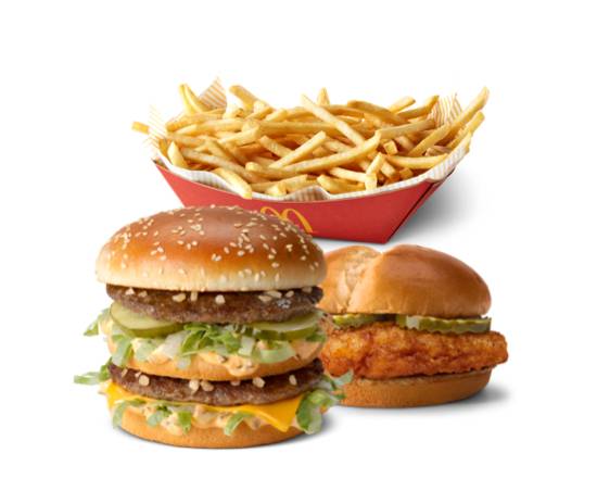 Big Mac® and Crispy Chicken with Basket of Fries Bundle