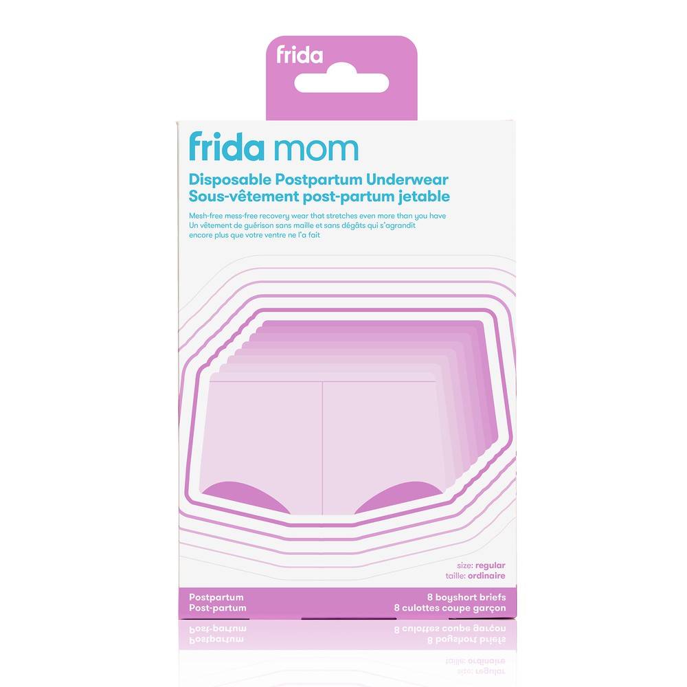 Fridamom Disposable Postpartum Boyshort Briefs Underwear Regular (8 units)