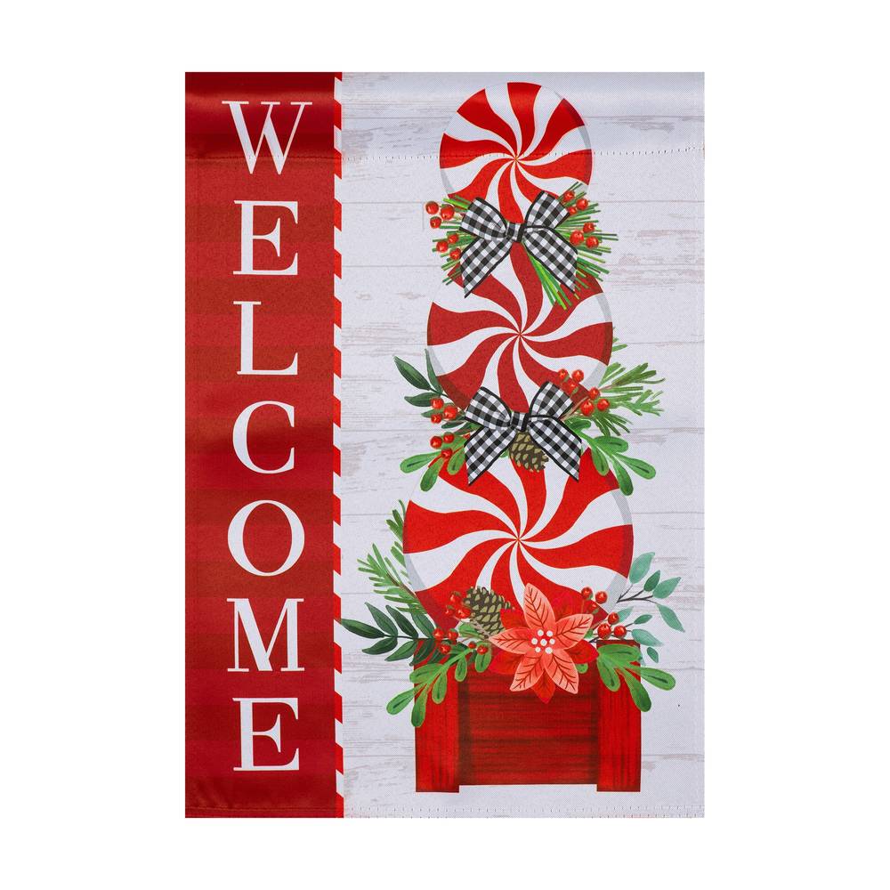 Style Selections 1-ft W x 1.5-ft H Winter Garden Flag | ZLW14S12670