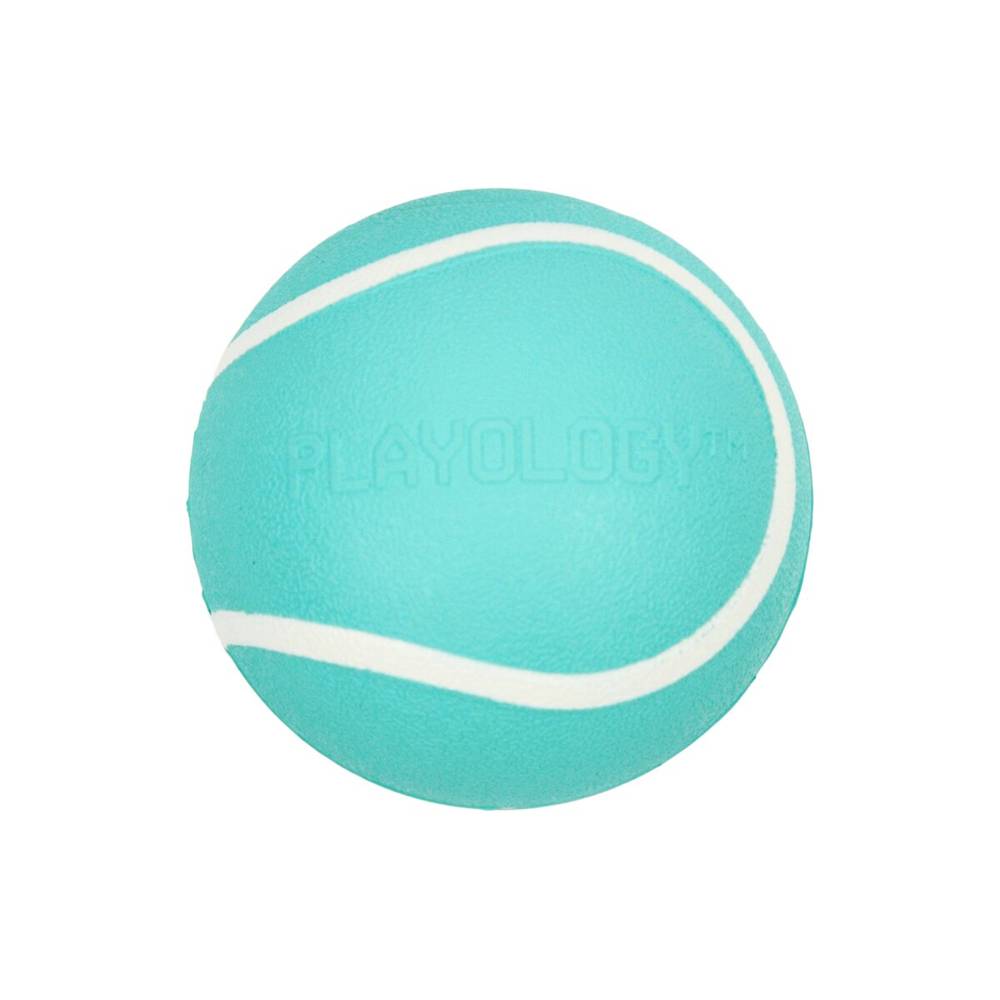 Playology Squeaky Chew Ball Peanut Butter Medium