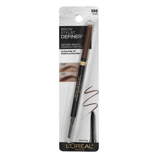 L'oréal Brow Stylist Definer 386 Taupe Eyebrow Pencil (1 ct)