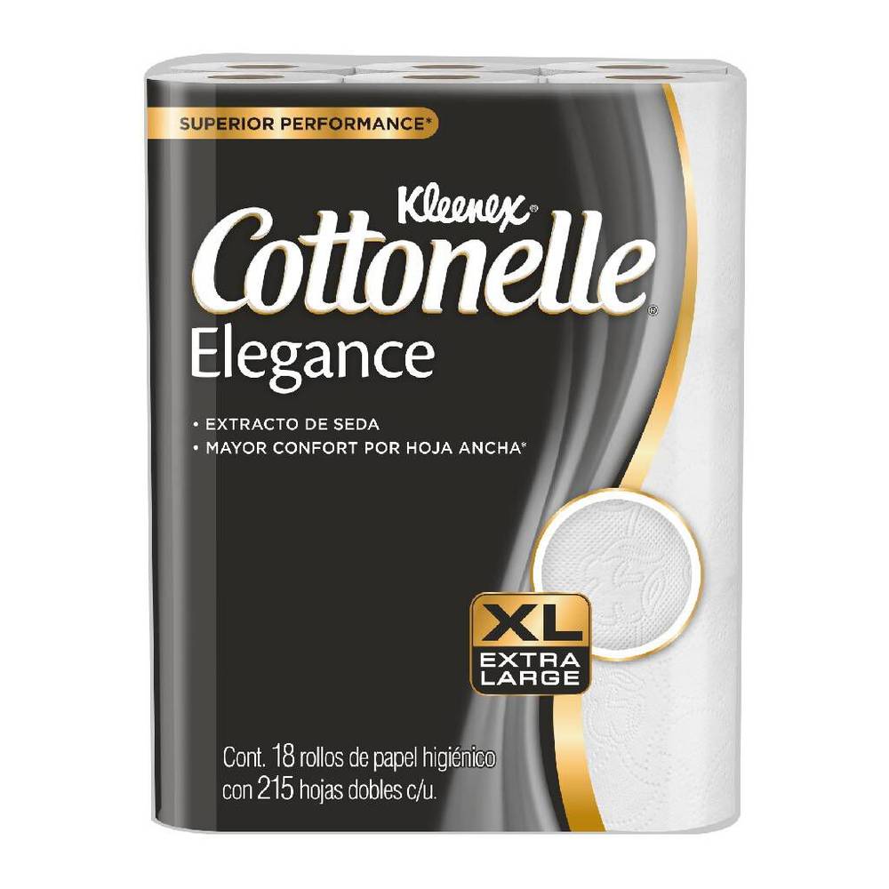 Cottonelle papel higiénico elegance (18 un) (xl)