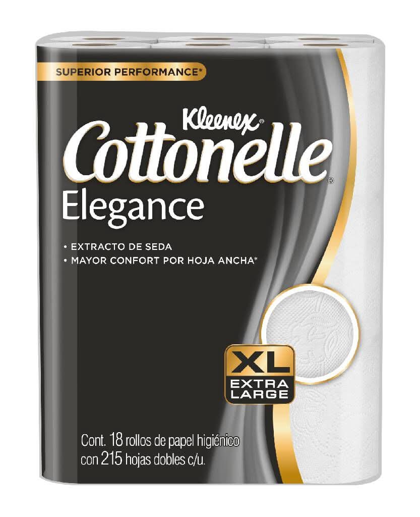 Cottonelle · Papel higiénico elegance, XL (18 un)