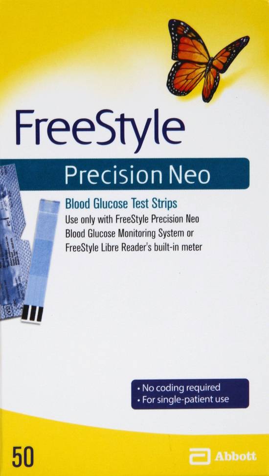 Freestyle Blood Glucose Test Strips