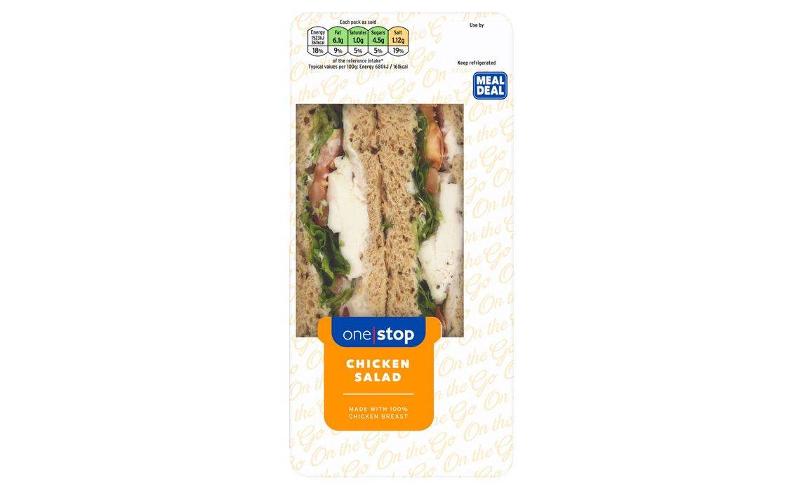 £4 Meal Deal: Chicken Salad Sandwich + Drink + Snack