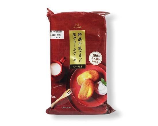 丸中 濃厚牛乳蛋糕 6入204G(乾貨)^300198590