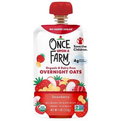 Once Upon a Farm Overnight Oats, Strawberry (4 oz)