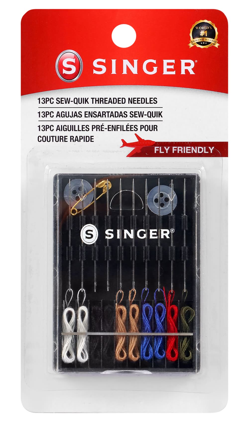 Singer Sew-Quik Threaded Needles (1.6 oz)