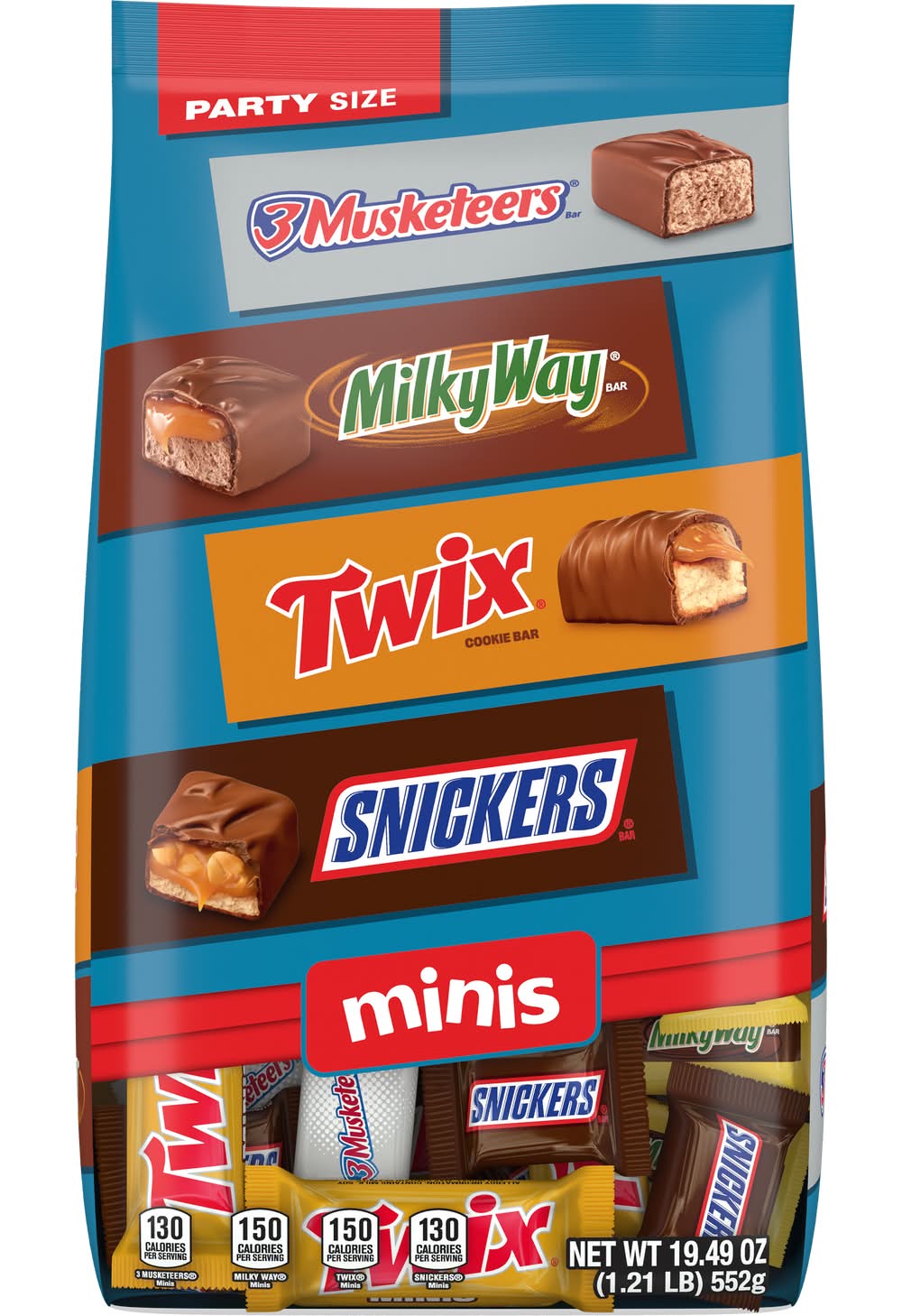 Mars Wrigley Assorted Chocolate Bars Variety pack Candies (19.4 oz)
