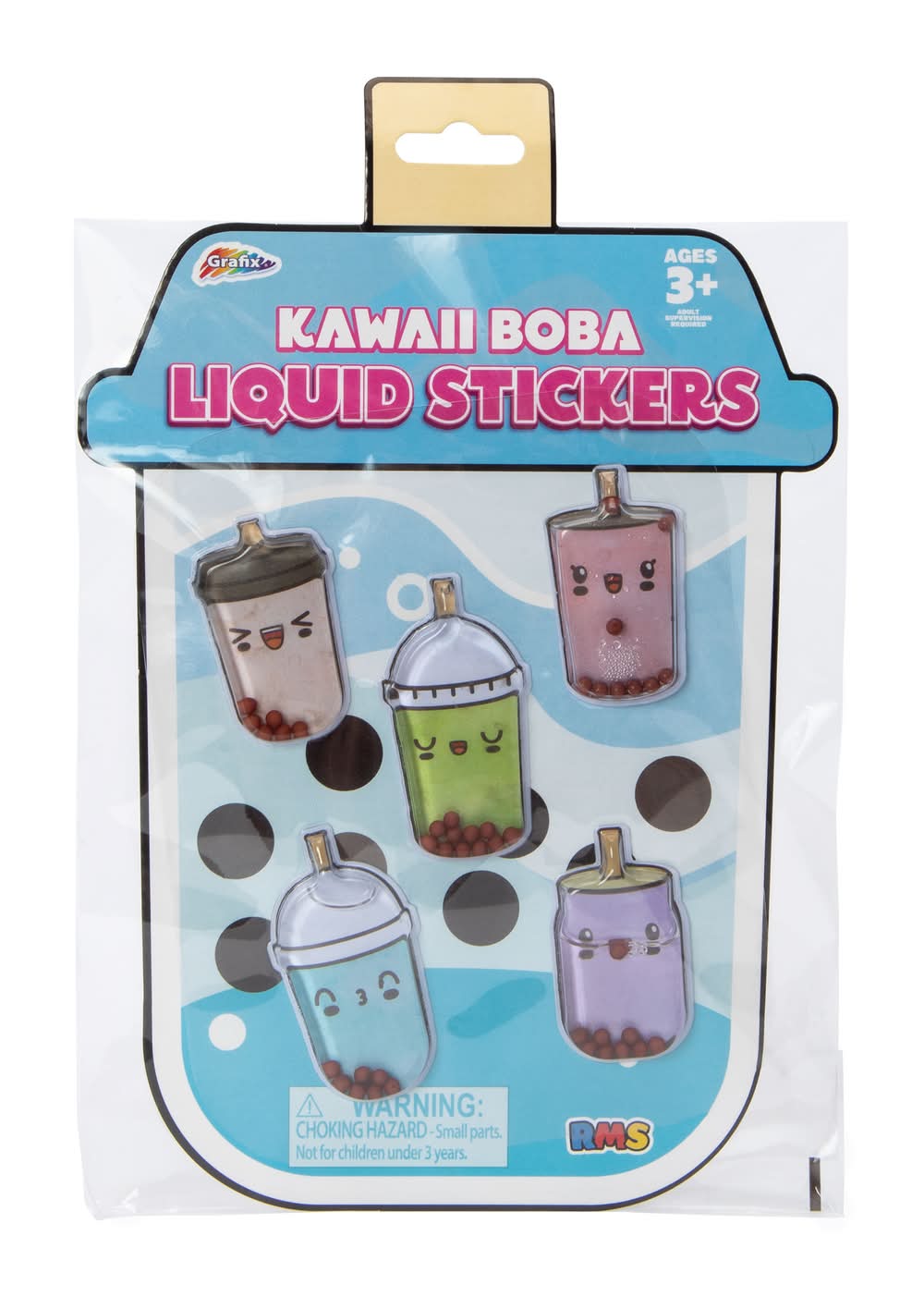 kawaii Boba Liquid Stickers