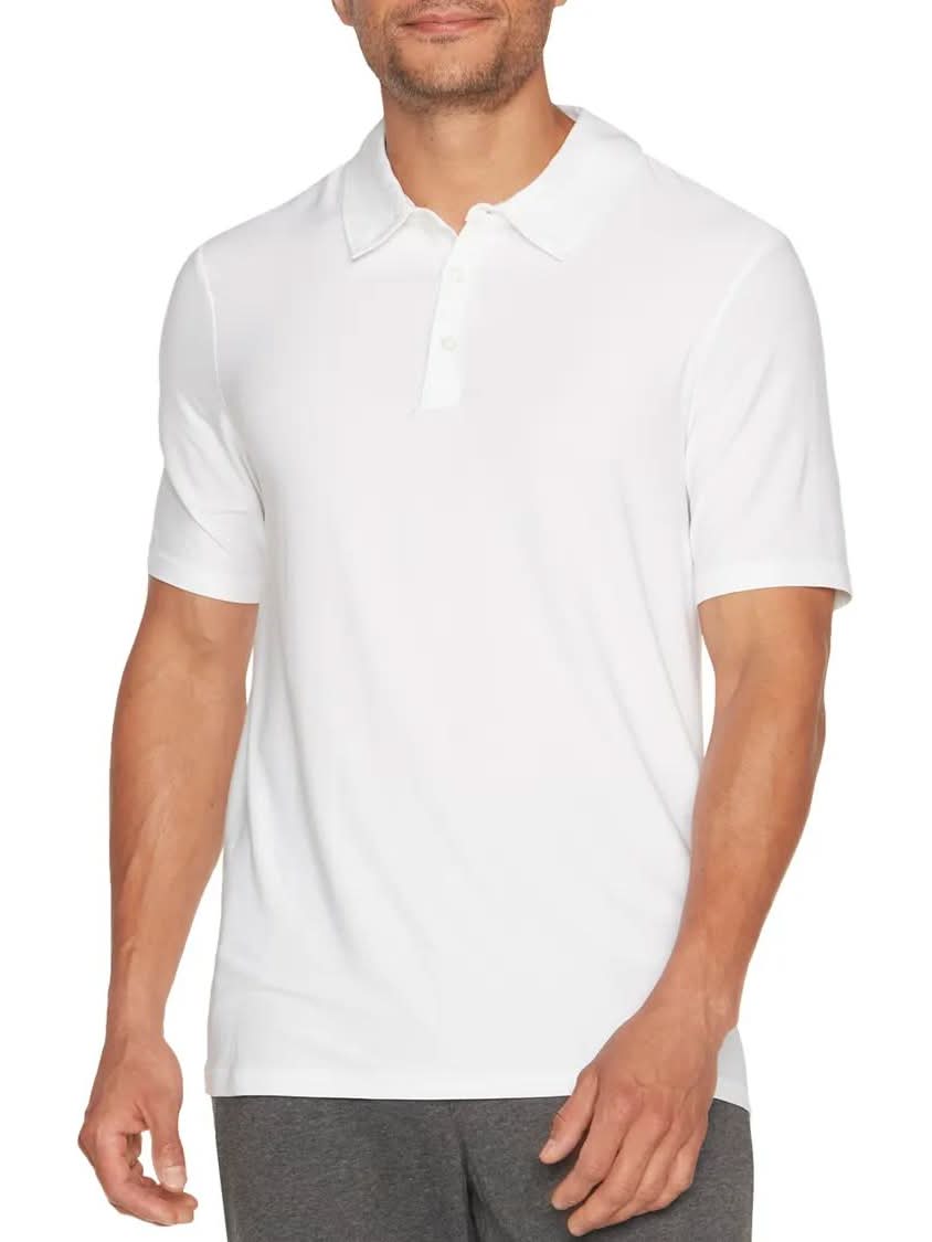 Skechers Go Dri All Day Men's Polo (White L)