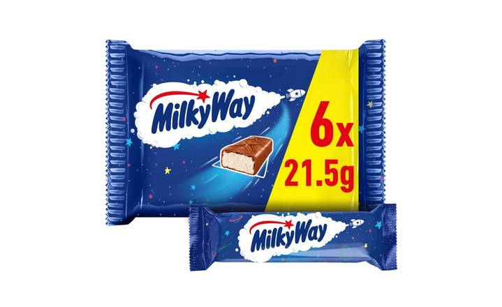 Milky Way Chocolate Bar 6 pack 21.5g (380546)  