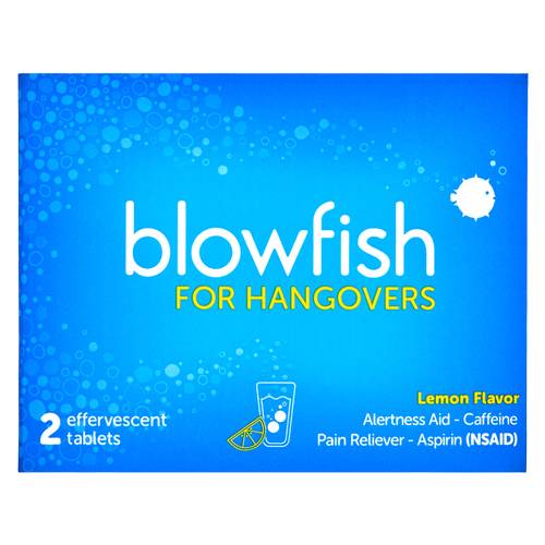 Blowfish for Hangovers Lemon Flavor 2ct