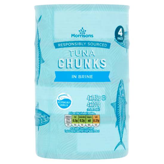 Morrisons Tuna Chunks in Brine (580g)