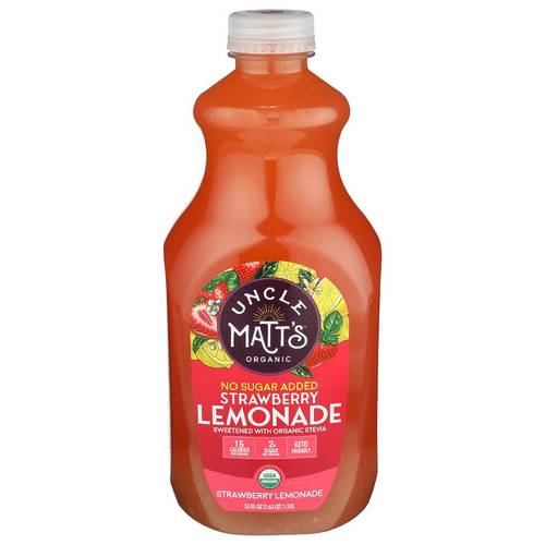 Uncle Matt's Organic No Sugar Added Strawberry Lemonade