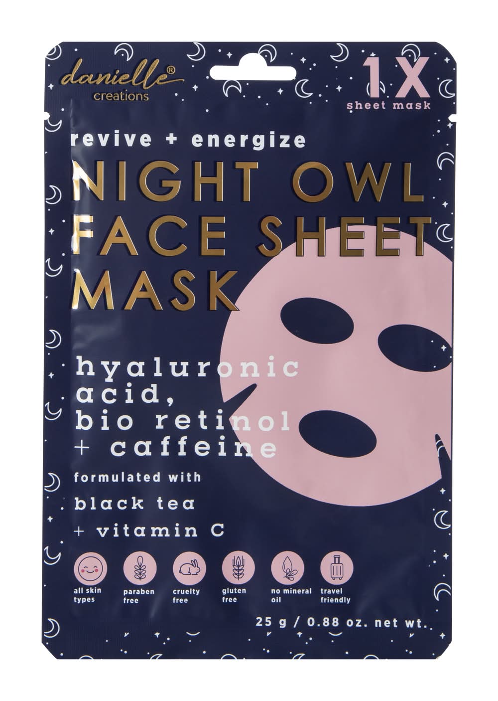 Danielle Creations®  Face Mask Night Owl