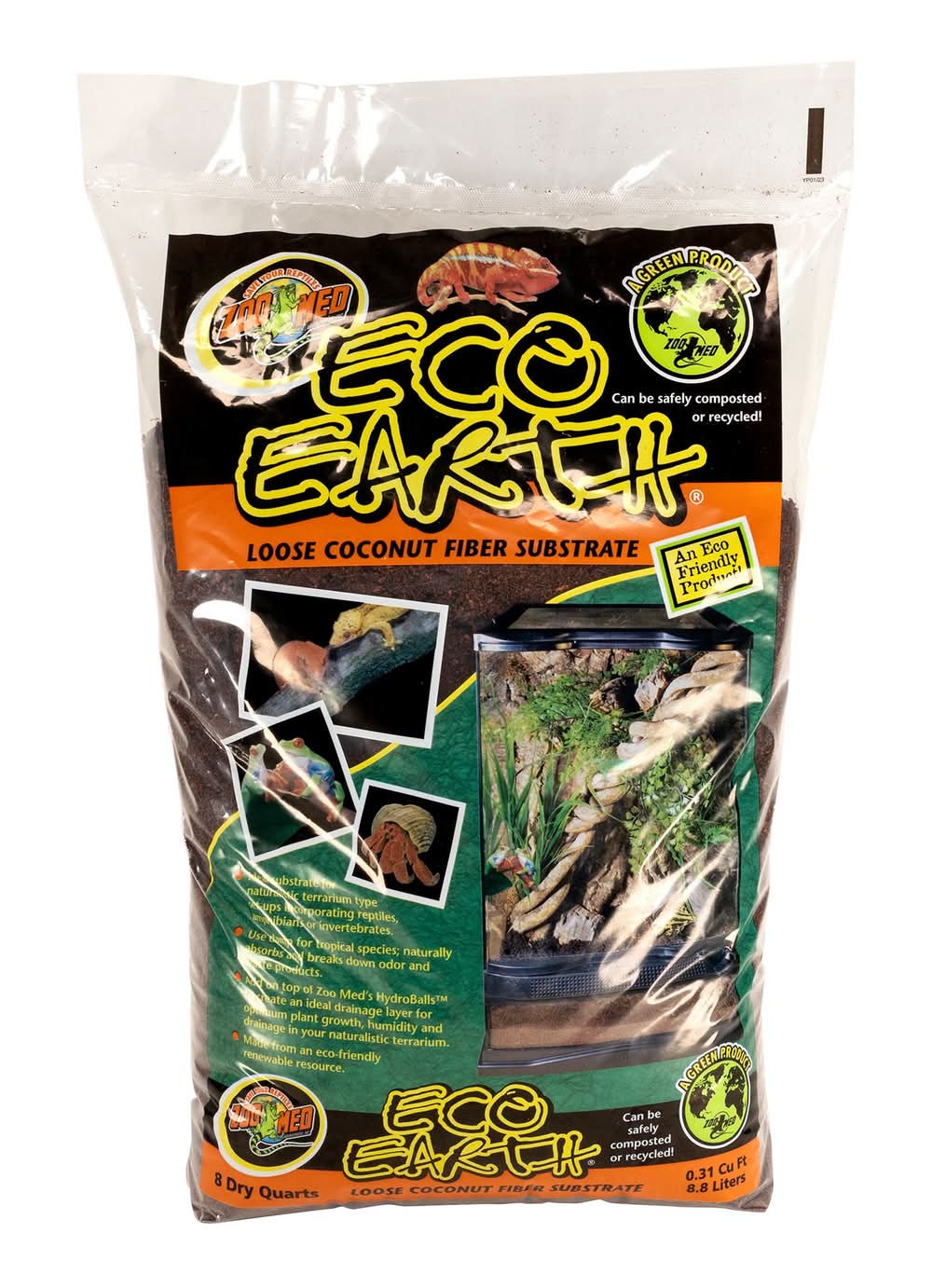 Zoo Med Eco Earth Loose Fiber Reptile Substrate