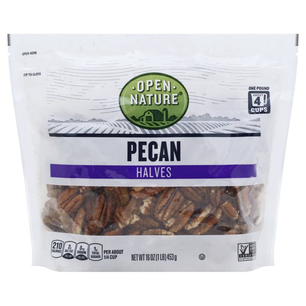 Open Nature Pecan Halves (16 oz)