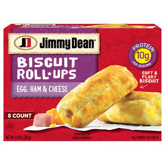 Jimmy Dean Egg Ham & Cheese Biscuit Roll-Ups (8 ct)