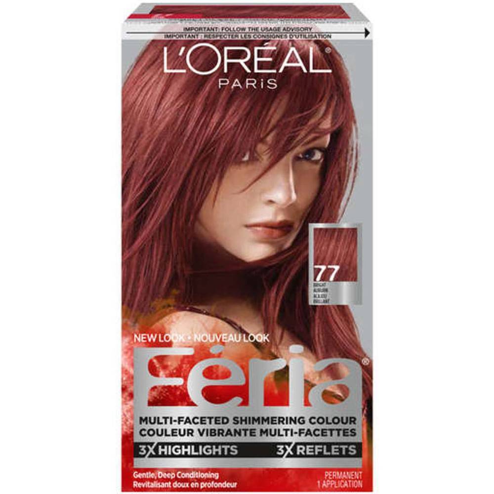 L'Oréal Feria, 77 Brilliant Auburn (200 g)