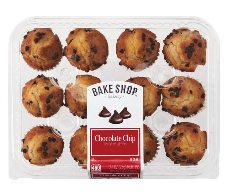 Bake Shop Mini Muffins, Chocolate Chip (12 x 1 oz)