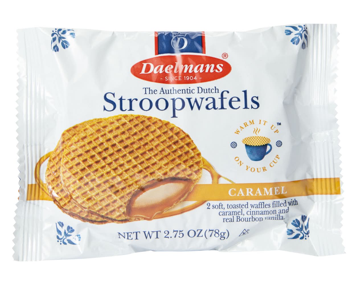 Daelmans® Authentic Dutch Stroopwafels Caramel 2-Pack Caramel