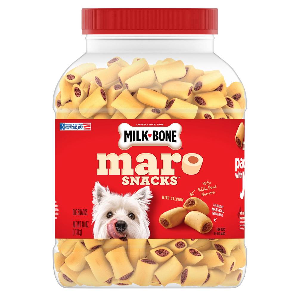 Milk-Bone MaroSnacks Dog Treat All Ages - Beef (Flavor: Original, Size: 40 Oz)