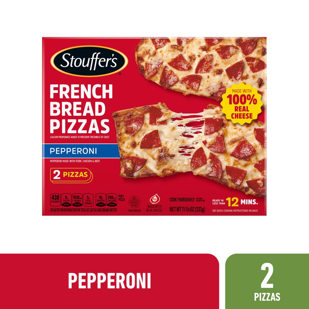 Stouffer's French Bread Frozen Pizzas (2 ct) (pepperoni)